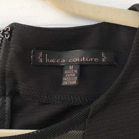 Lucca Couture Mesh Cutout Bodycon Dress - Picture 3 of 5